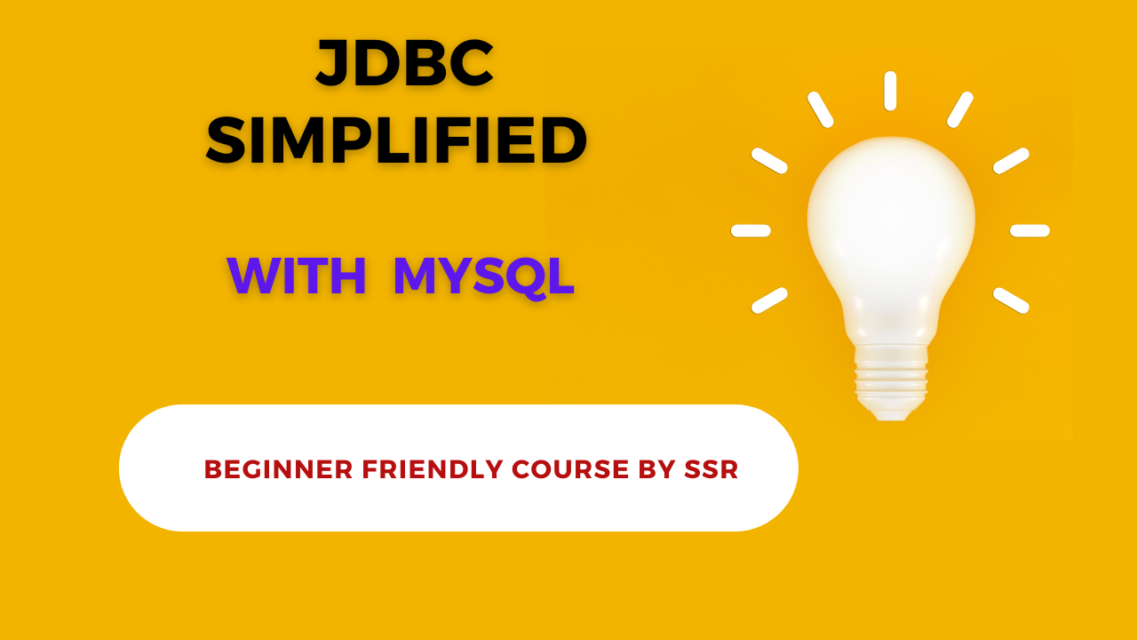 JDBC with MySQL